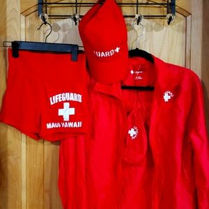 3 peices LIFEGUARD set worn 1 time